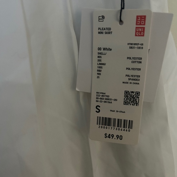 JW Anderson x Uniqlo Pleated Tennis Skirt - Picture 4 of 7